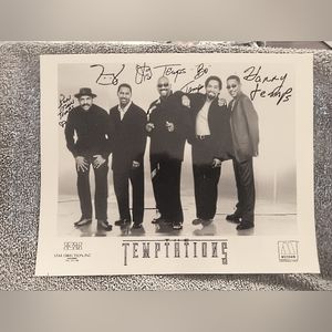 Signed Photo of The Temptations